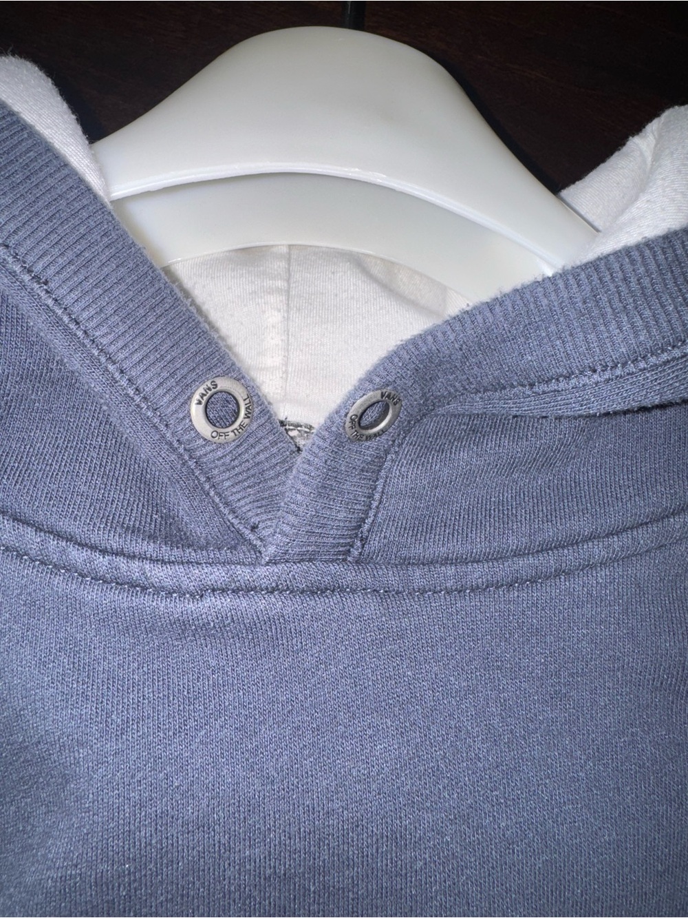 Vans Men's Navy Logo Hoodie in navy - Picture 4 of 6